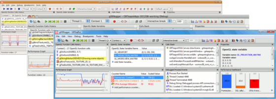 gDEBugger on Windows, Mac OS X and Linux