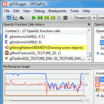 gDEBugger - an OpenGL and OpenGL ES debugger and profiler