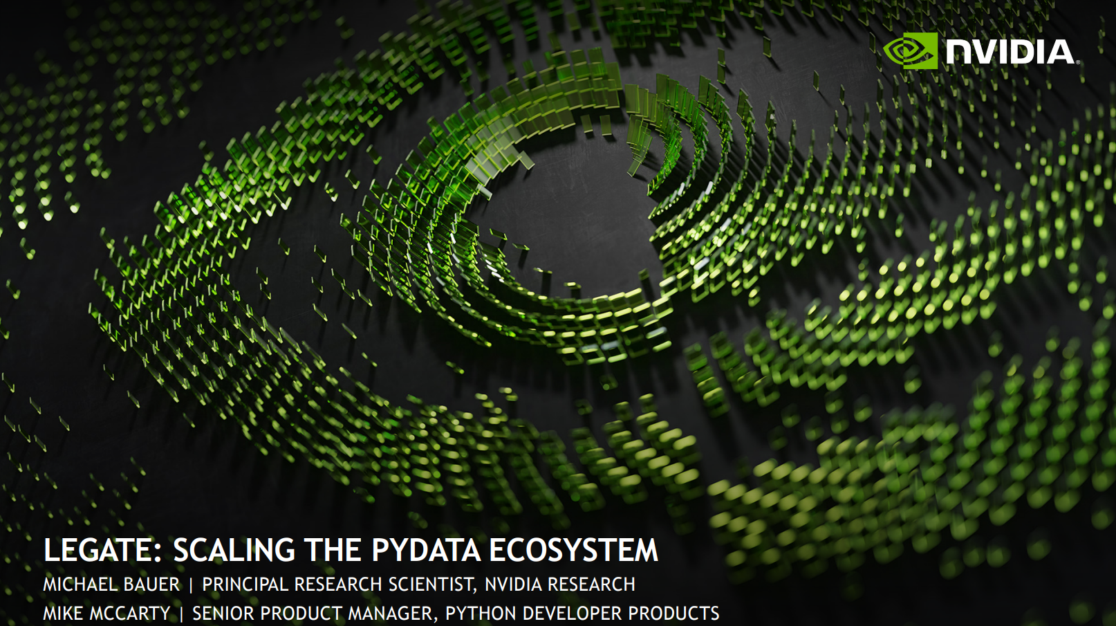 Watch video about Legate: Scaling the Python Ecosystem