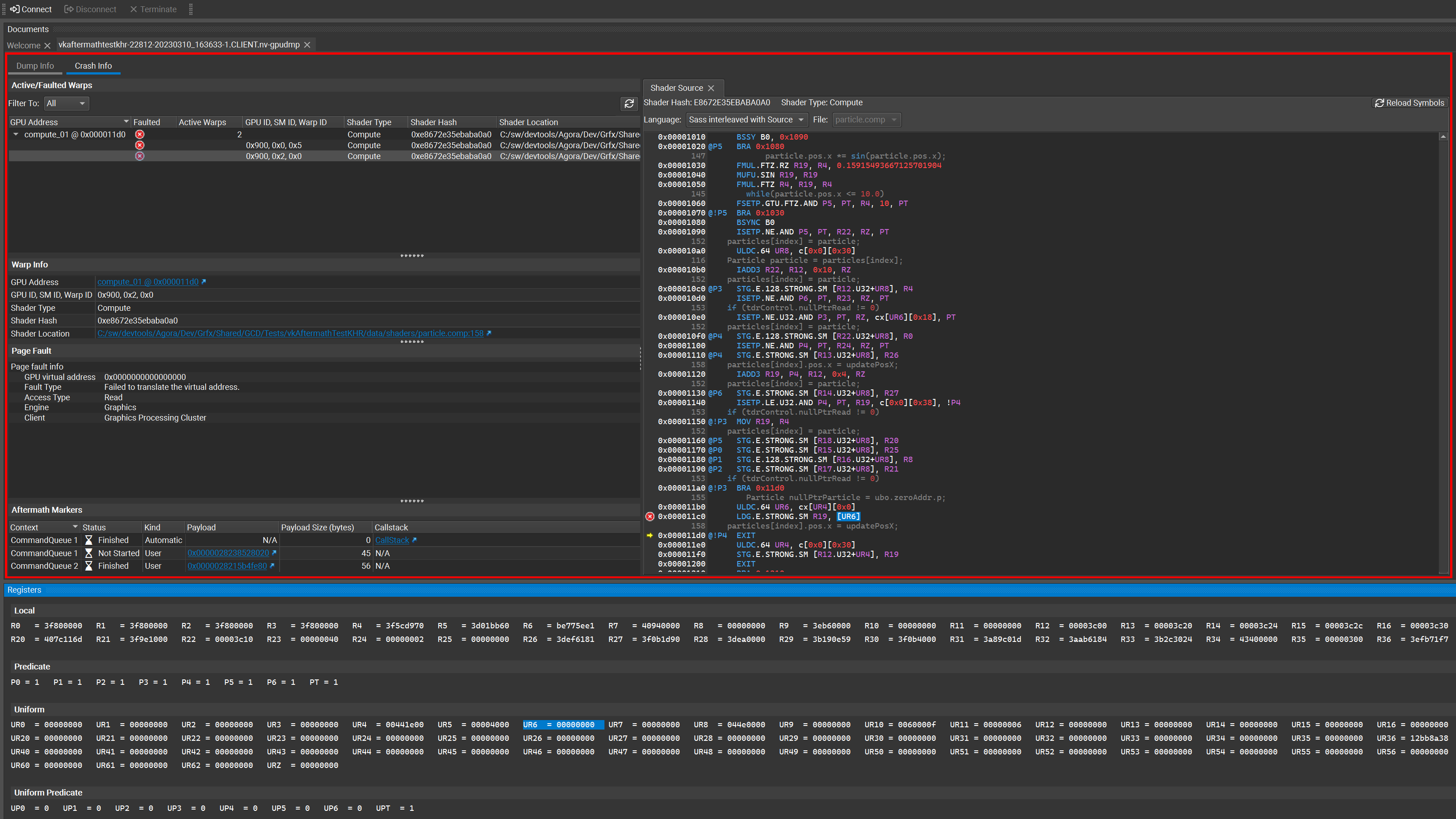 Nsight Aftermath SDK