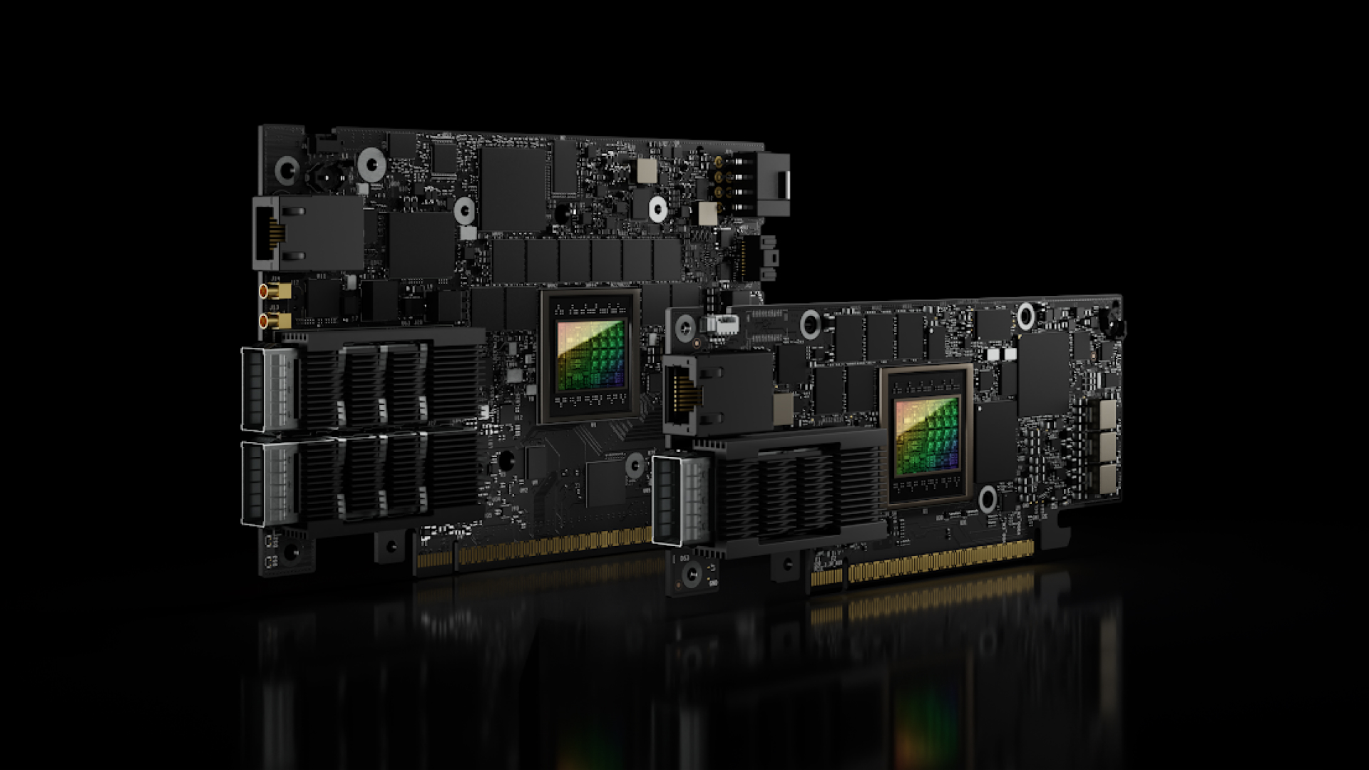  NVIDIA BlueField-3 Networking Platform (DPU and SuperNIC side-by-side)