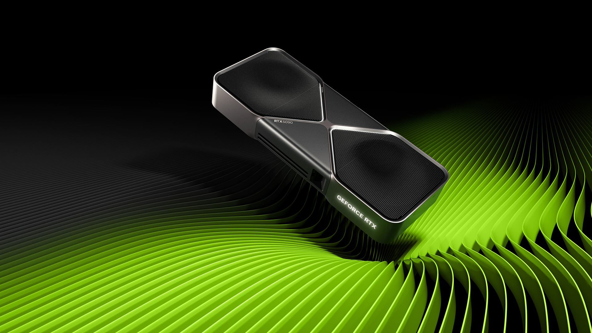 NVIDIA GeForce RTX 5090 graphics card for AI-accelerated gaming, creative workloads, and local AI development on a desktop PC