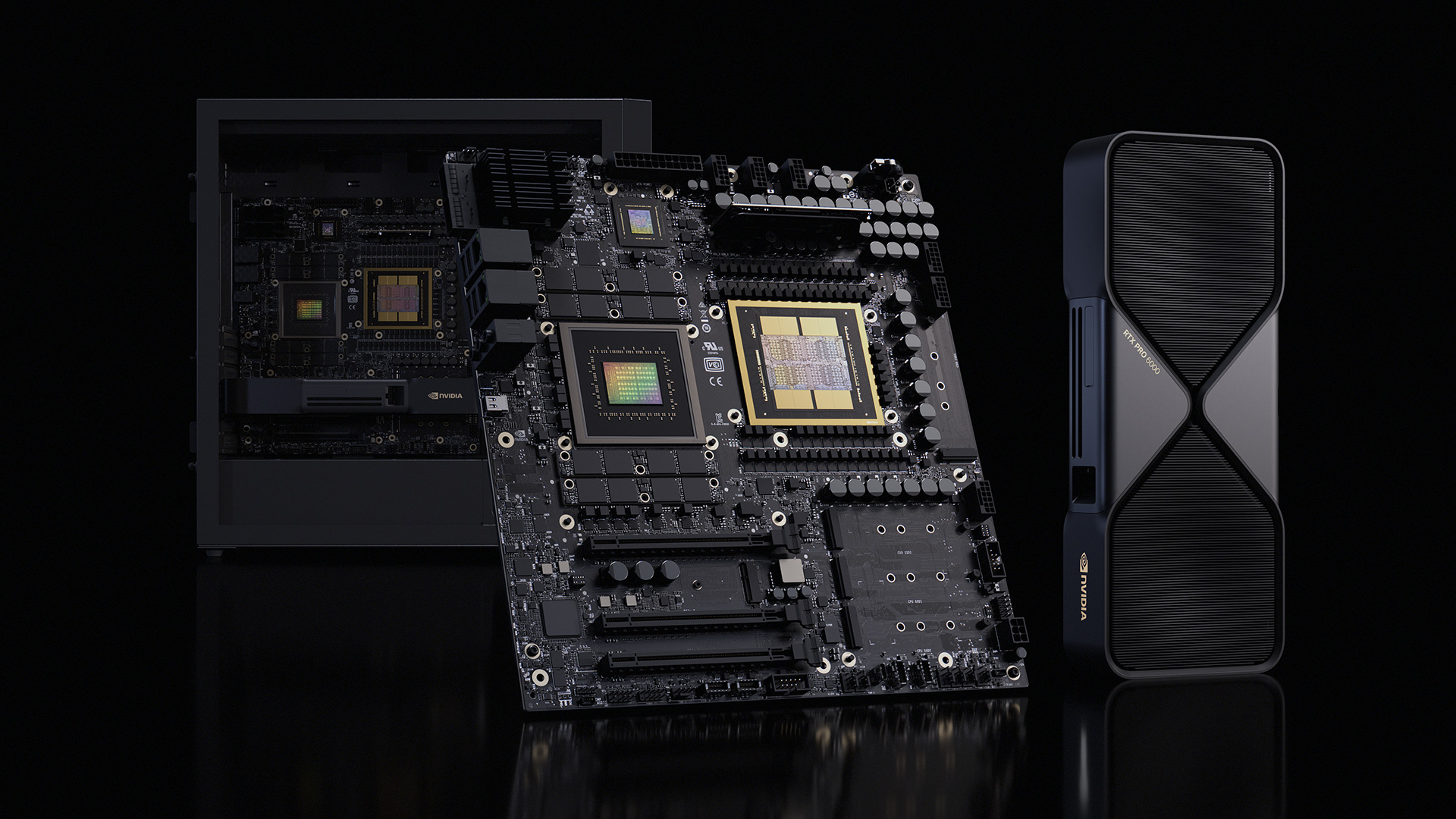NVIDIA DGX Station GB300 Grace Blackwell Ultra desktop supercomputer supporting AI models up to 1 trillion parameters with 748 GB coherent memory and 20 petaFLOPS FP4 compute