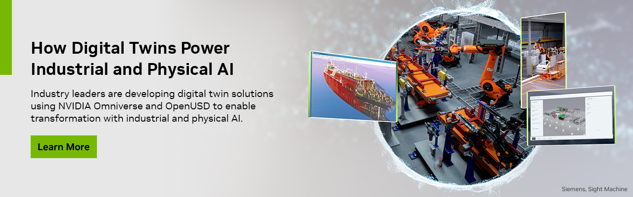 Digital twins power industrial and physical AI
