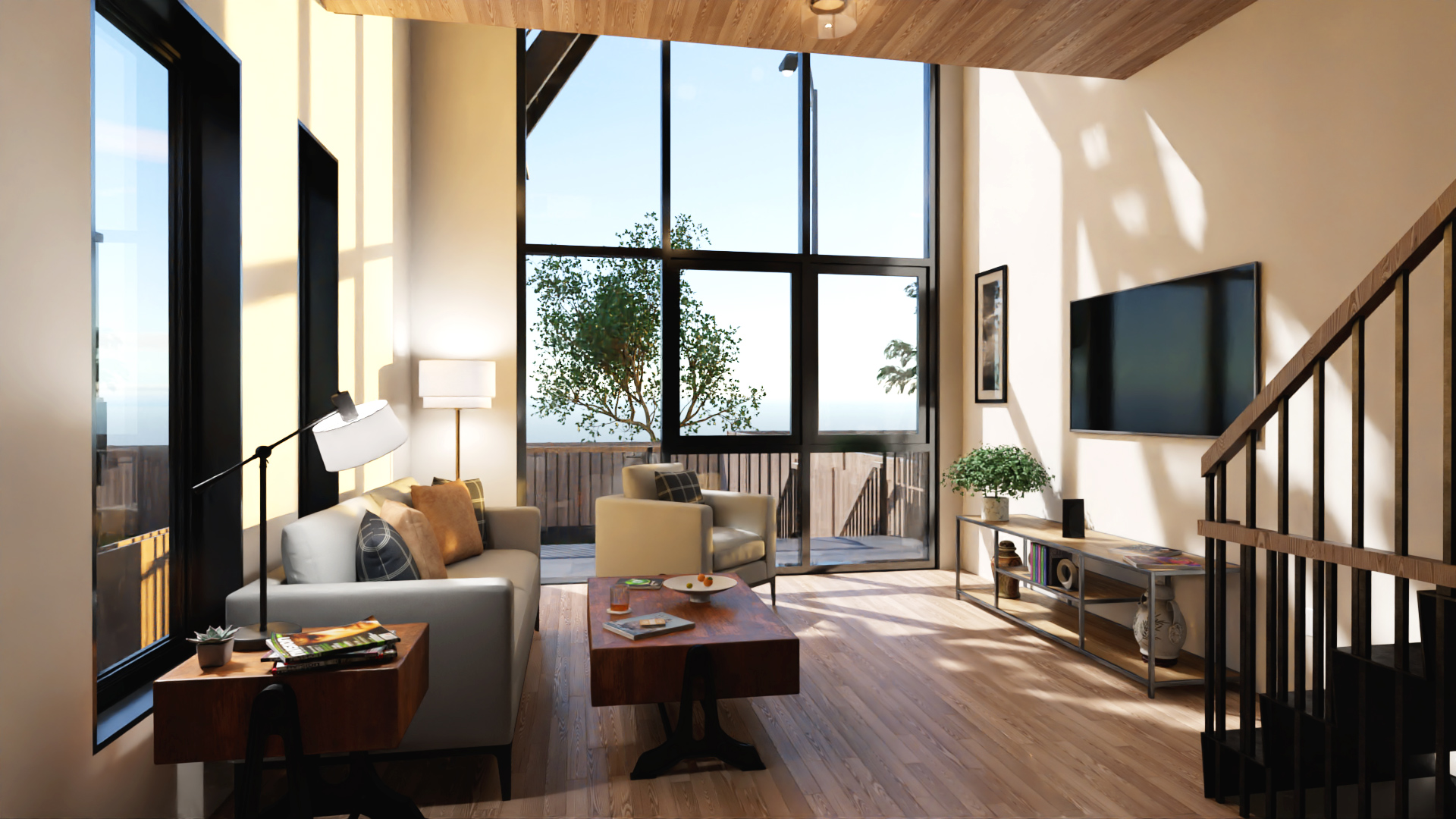 Image of a commerical office space showcasing Commerical 3D Model Sample Image of a commerical office space showcasing Commerical 3D Model Sample
