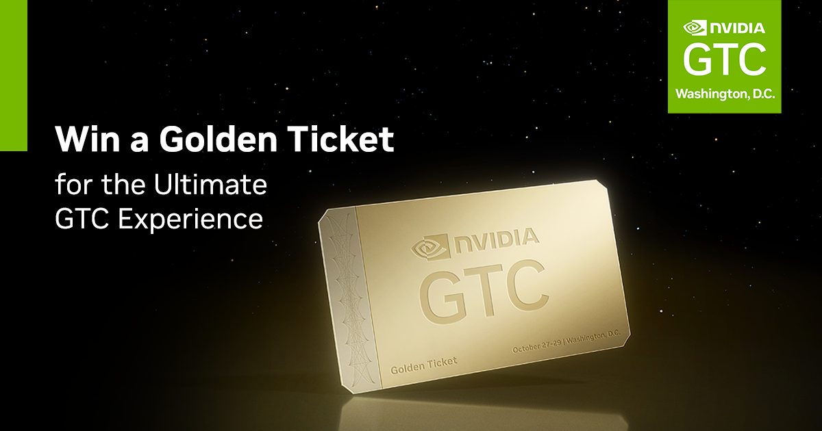 Golden ticket with GTC logo